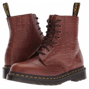 Dr. Martens Pascal Croc Boots Lace Up